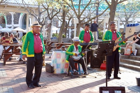 Entertainment on the waterfront Cape Town