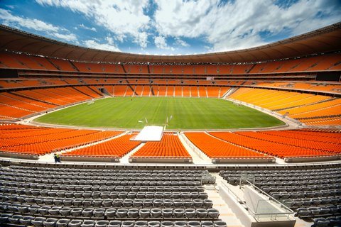 Soccer stadium in Soweto