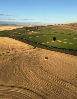 aeriel view Paarl