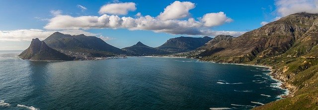 Panoramic view of Hout Bay