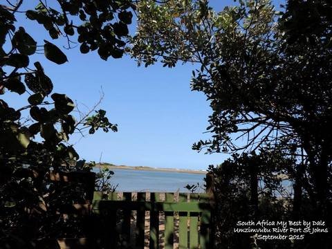 The Umzimvubu River meets the Indian Ocean here at Port St Johns Umzimvubu river