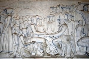 Dingaan meeting Piet Retief