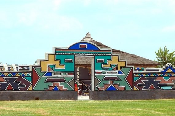 Ndebele style hut