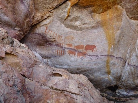San and Nama cave paintings
